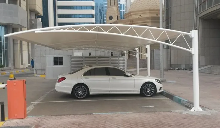 اشكال مظلات سيارات حديثه في غرب الرياض