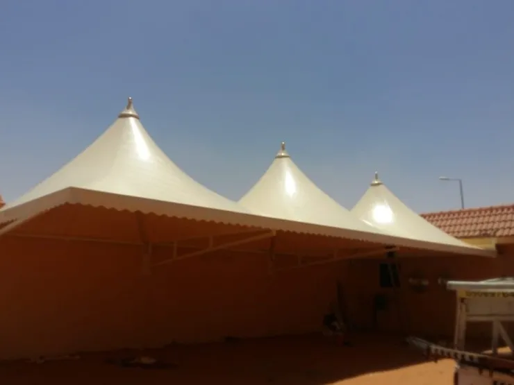 افضل تركيب مظلات هرمية حديثة لعام 2026بشمال الرياض