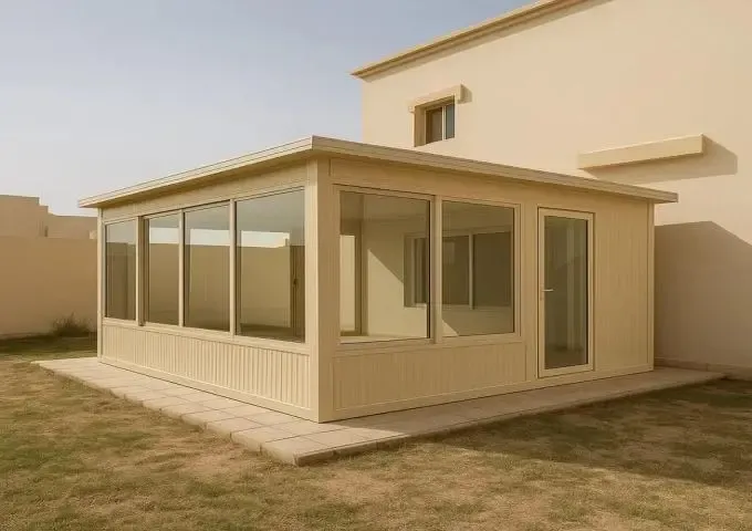 سندويتش بانل متحرك ومجالس خارجية من الساندوتش بانل عازلة للحرارة والصوت