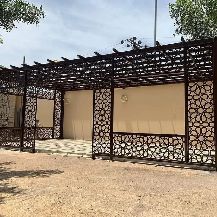 حدادتركيب برجولات حديد مودرن 2026 | تشطيبات ملكية بأقل الأسعار في حي الدرعية بالرياض