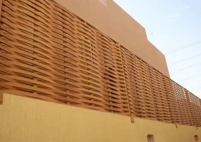 حدادتركيب أفضل سواتر بديل الخشب الرياض | أسعار ومميزات سواتر WPC لعام 2026