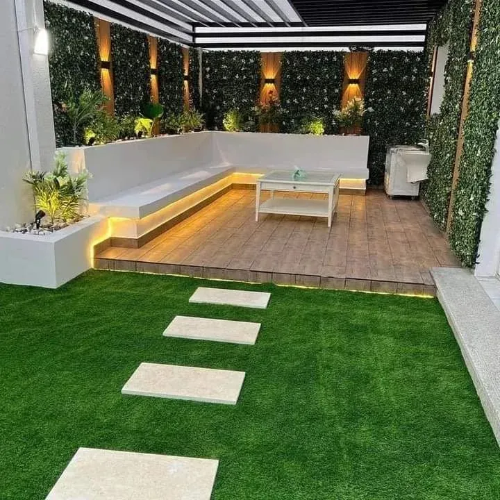 أفضل أفكار تصميم مجالس وجلسات خارجية للمنازل والأسطح حي لبن