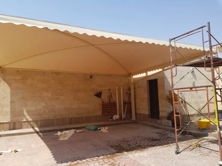 حداد تركيب مظلات مسابح ومظلات خارجية للمنازل حي الياسمين